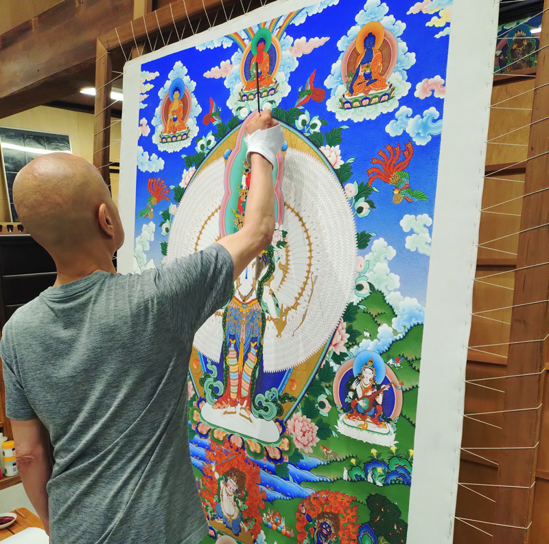 宮坂宥明未公開仏画展 及びコンセプチュアルアート展